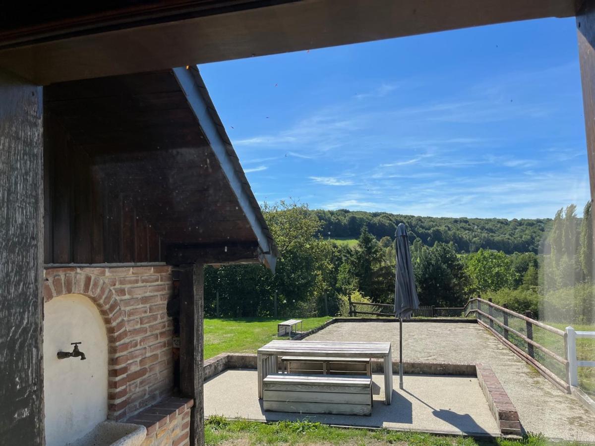 Le Gite Marguerite - Calvados : Vue Panoramique Sur La Normandie Hermival-les-Vaux Exteriör bild